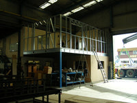 Industrial Mezzanine Team Room - Architectural Design and Drawings