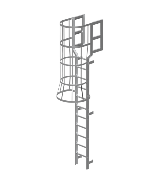 Industrial Cage Ladder Design